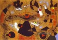 Ein Tautropfen, der von einem Vogel Joan Miró fällt
